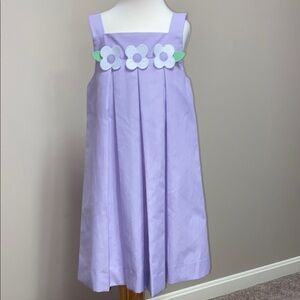 Florence Eiseman Light Purple pincord sun Dress with flowers size 6